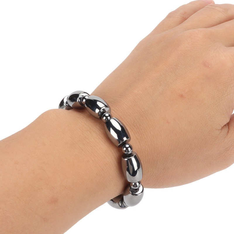 Terahertz Bracelet Relieve Fatigue Promote Circulation Bucket Round Shapes Beads