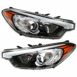 CHUNILLE A Pair Left + Right Headlight Headlamps Halogen Headlights Head Lamp For 2014 2015 2016 Kia Forte Forte5 LX EX & Koup Left & Right Pair (Left and Right)