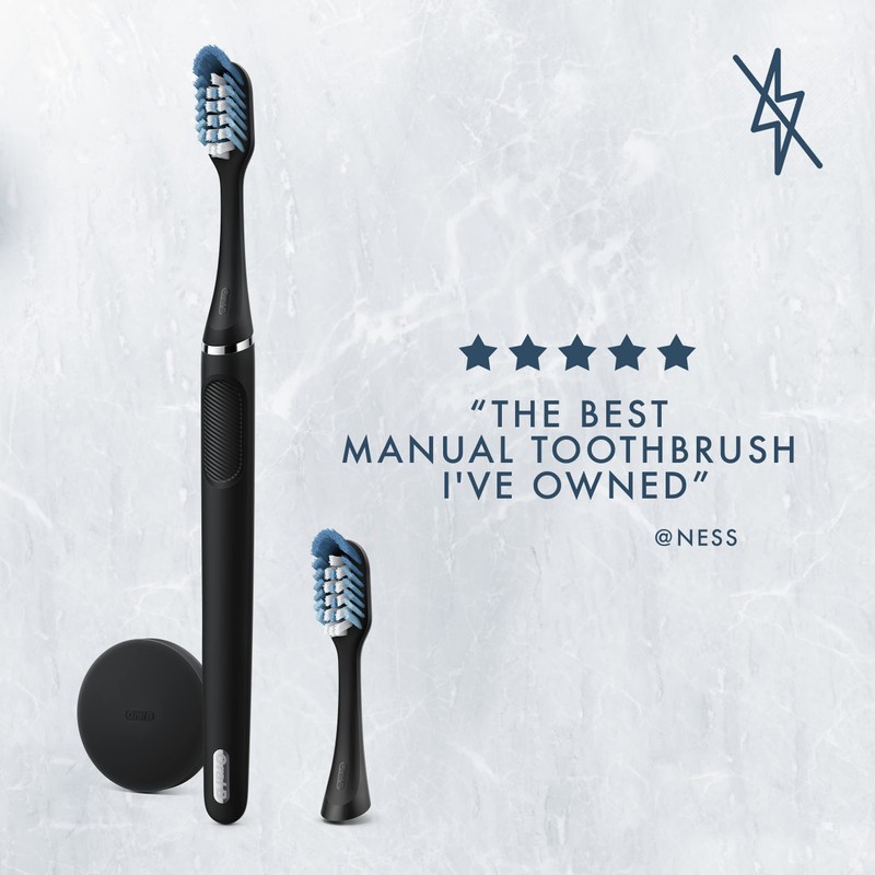 Oral-B Clic Toothbrush Sensitive Clean Replacement Brush Heads, Black, 2