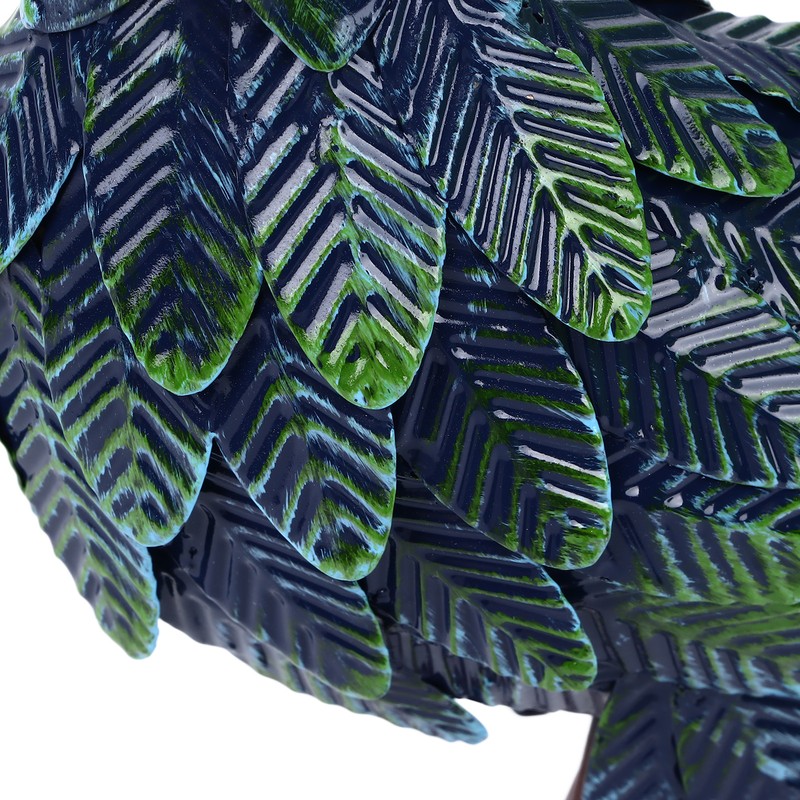 Metal Peacock Statue Realistic Easy DIY Assembly Beautiful Peacock Statue