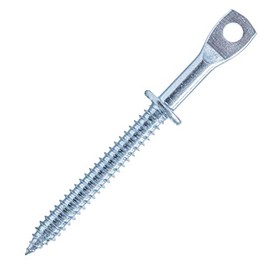 3.25" Eye Lag Self Tapping Sharp Point Dura-Screws Zinc (Qty 100)