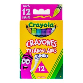 Crayola 12 Crayones Triangulares Jumbo