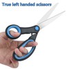 Left Handed Scissors, 8 Inch, Lefty Stainless Steel Sharp Blade