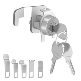 Yqwwda 1 Pcs Mailbox Locks, National L-1172C Mailbox Lock Replacement for C9100 Mailbox Key Lock with 3 Keys and C7120 Cam, Nickel Finish