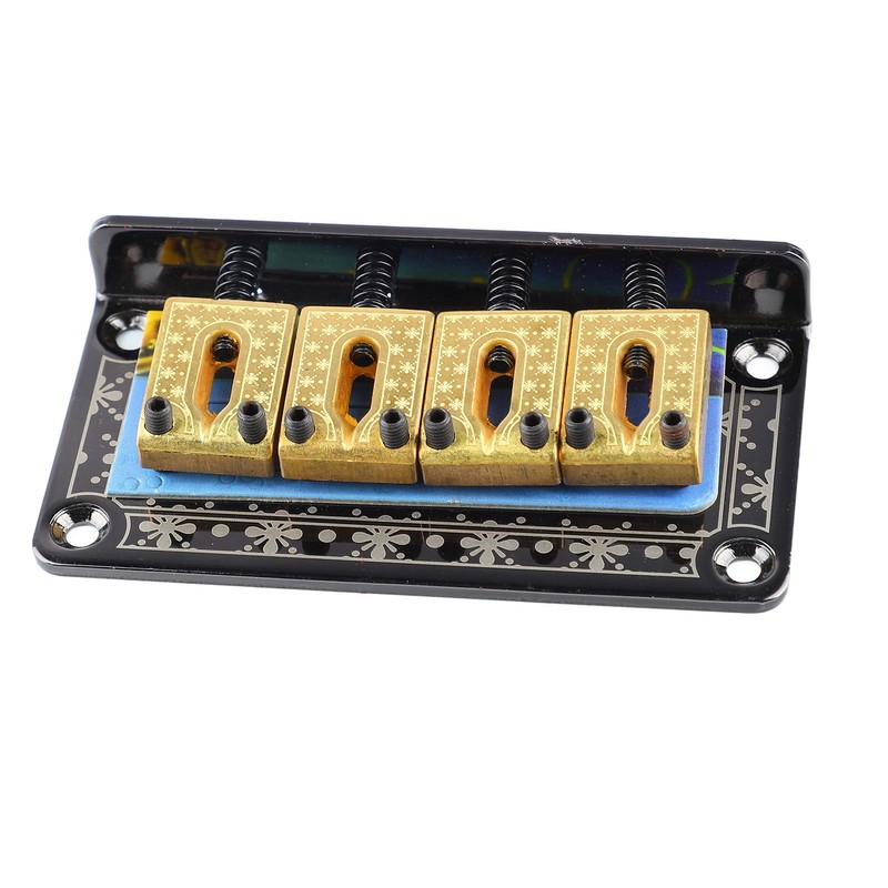 Guitar Fixed Bridge Electric Bass Hardtail Saddle Bridge Tool Metal