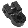 Flat Winch Shackle Mount with 16000LB Rubber Side Guard, Aluminum