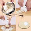 Cook N Home Pizza Grilling Baking Stone with Scraper, Heavy