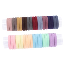 Healeved 40Pcs Small Elastic Hair Bands for Women Durable Ponytail Holders Rubber Bands for Daily Use Sports Parties and