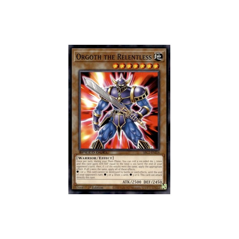 Orgoth The Relentless - SBC2-ENI18 - Common - 1st Edition
