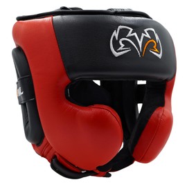 RIVAL Boxing RHG30 Mexican Headgear - Big Cheek Protectors for Optimal Nose and Eye Protection, Microfiber Inner Lining