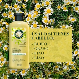 Herbal Essences Acondicionador Brillo Manzanilla & Pasiflora 400 ml