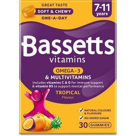 Bassetts Vitamins 7-11 Omega 3 Tropical 30's, 81.9 g