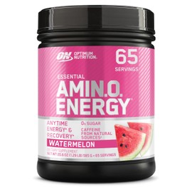 Optimum Nutrition Optimum Nutrition Amino Energy - Pre Workout with Green Tea, BCAA, Amino Acids, Keto Friendly, Green Coffee Extract, Energy Powder - Watermelon, 65 Servings (Packaging May Vary)
