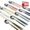 am Italian 4-person cutlery set solid round integrated 4P (spoon