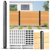 Wowace 4ft (H/48in) Heavy Duty Fence Post - Serial Post