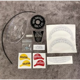 Restoration parts lot for your Duncan Parking Meter, Model 60, 2 hour.