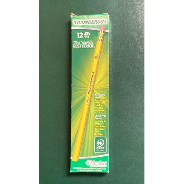 Dixon Ticonderoga Pencils 13882 No. 2 Soft 12 Count