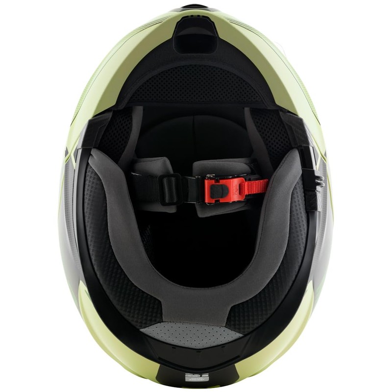 FC-Moto Novo Circuit Flip-Up Helmet, Green/Black, M (57/58)