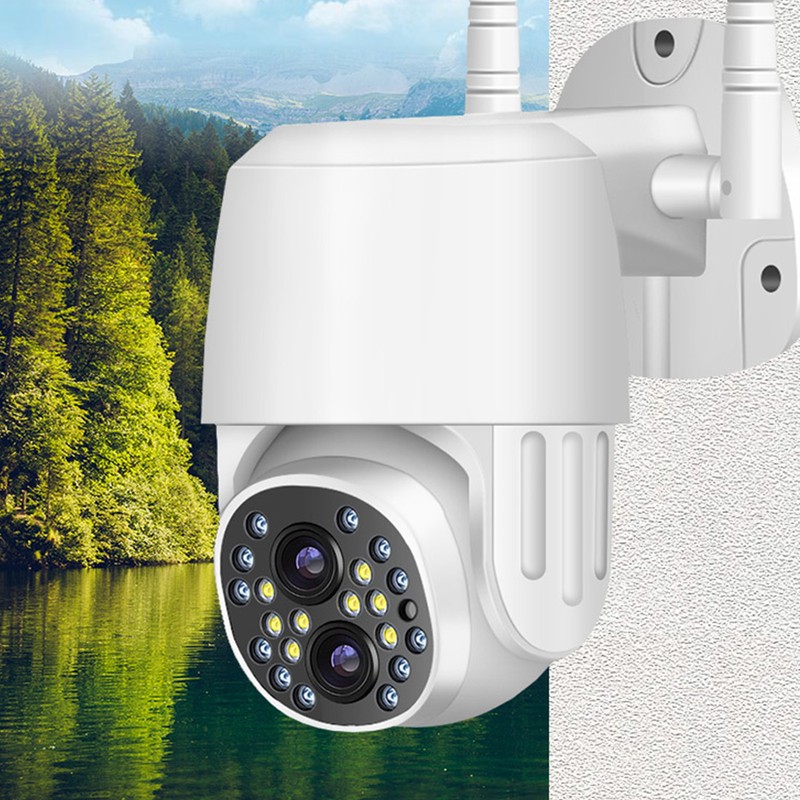 WiFi Security Camera 1080P 2MP Night Vision 2 Way Audio