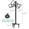 Garbuildman Garden Hose Holder Stand- Outdoor Water Pipe Metal Reel