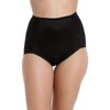 Camille Womens Two Pack Black Full Support Shapewear Briefs 22