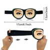 CZAYEFNH 2 Pieces Eye Mask with Eyes Open, Sleep Mask,