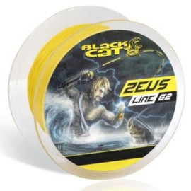 Black Cat Zeus Line Yellow G2 400 m Catfish Line Diameter / Load Capacity 0.55 mm / 69 kg