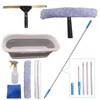 Pro Window Cleaning Kit with Storage Bucket, with 4 13