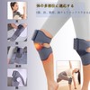 バッテリー式 膝 肩 肘用温熱 膝サポーター 膝ケア 赤色光led ひざケアー ヒーター搭載 ふくらはぎ