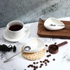 4 Pieces Coffee Spoon Rest and Spoon Small Teaspoon Holder