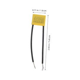 BEBEMOKO 8 piezas Capacitor de Seguridad con Carcasa Protectora con Cable Flexible para Pruebas de Cumplimiento Eléctrico