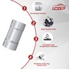LCGP 4" Custom Mandrel Straight Exhaust Pipe, 8" Long, 4"