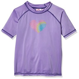 Kanu Surf Charlotte - Playera de natación con protección Solar UPF 50+ para niña, Bridget Purple, 10