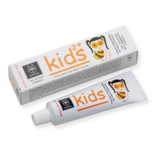 Apivita Kids 2 Toothpaste with Pomegranate Propolis 50ml