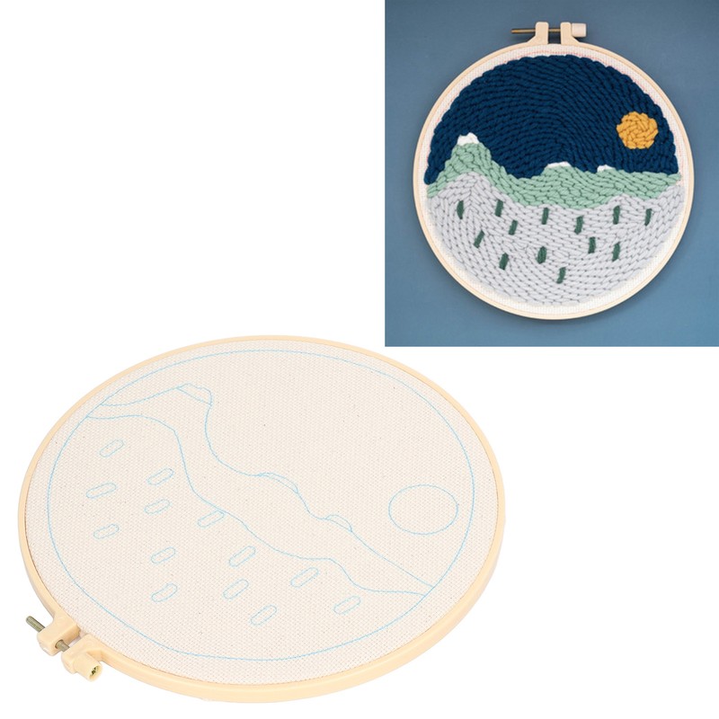 Punch Needle Embroidery Kits Exercise Patience Reusable Embroidery Punch Needle