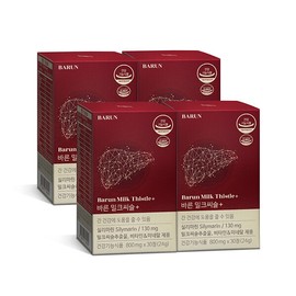 Bareun 건강한약속바른 바른 상쾌하루 밀크씨슬+ 800mg 120정(4개월분) / 실리마린 Healthy Promise Right Refreshing Day Milk Thistle + 800mg 120 Tablets (4-Month Supply) / Silymarin