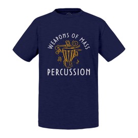T-Shirt für Kinder Weapons of Mass Percussion Musik Musiker Instrument Djembe