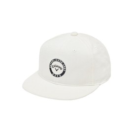 Callaway C24291104 Men's Flat Cap (Corduroy, Adjustable Size) / Golf Hat, 1030_white