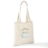 CafePress Live Learn Grow Tote Bag Reusable Natural Beige Canvas