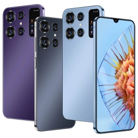 Free Shipping S24 Ultra Phone 16gb+512gb 48MP+108MP Face Unlock Full Display Android Cell Phone 7.0 Inch Smart Mobile Phonecolor: Purple, ram: 16g, storage capacity: 1TB, plug: UK