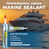 [Black] 3oz Marine Adhesive Sealant 5200 Fast Cure - Permanent,