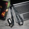 Lanyard Keychain w/Quick Release Snap Buckle & Clasp - Statement