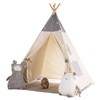 besrey Teepee Tent for Kids with Light & Mat, Toddler