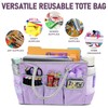 Cupohus Water-Resistant Art Organizer Tote Bag - Craft Storage Bag