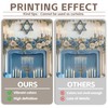 Swepuck 7x5ft Fabric Happy Hanukkah Blue and White Photography Backdrop