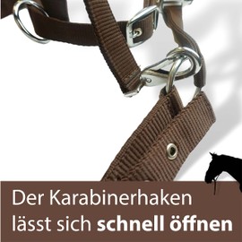 Cold-Blood Padded Halter for Horses Xfull, with Fleece, Halter for Horses, Black, 2 Adjustable Way (Brown, Thoroughbred (Cob))