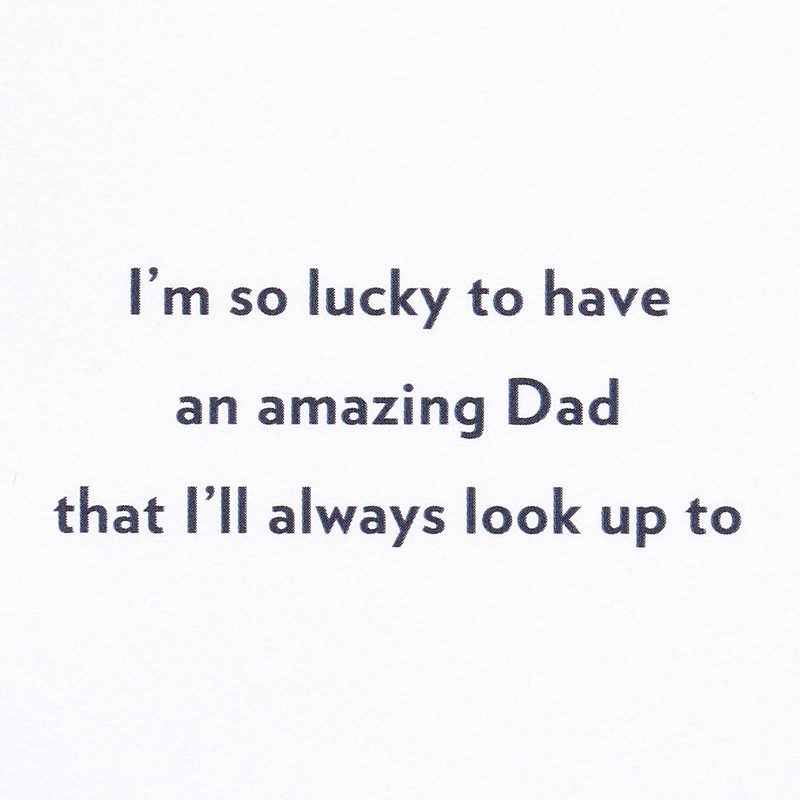 Papyrus Dog Fathers Day Card for Dad (I'm So Lucky)