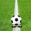 2 Pares Mini Espinilleras de Fútbol PU para Adultos y