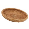 Rattan Fruit Tray Hand Woven Elegant Traditional Natural Rattan Serving