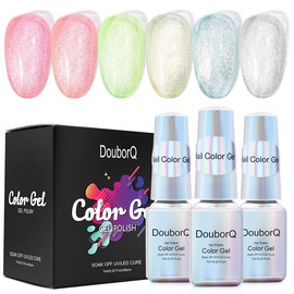 Yorimi 7ml Katzenauge UV Gelpolitur Soak Off Katzenaugen Gel Nagellack Cat Eye Gel Nagellack Magnetische Farbe LED Art Lack Maniküre Geschenkset Kit